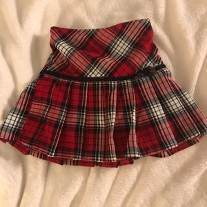 Oshkosh plaid skirt